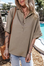 Load image into Gallery viewer, Collared Oversize Top