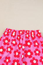 Load image into Gallery viewer, Pink Flower Print Pajamas Set