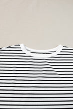 Load image into Gallery viewer, Stripe Tee and Shorts Set