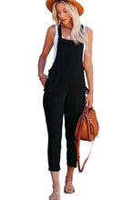 Load image into Gallery viewer, Black Cropped Jumpsuit