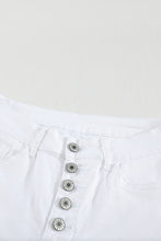 Load image into Gallery viewer, White Button down Denim Jeans
