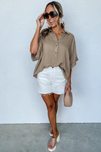 Load image into Gallery viewer, Collared Oversize Top