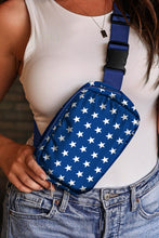 Load image into Gallery viewer, Bluing Independent Day Flag Star Printed Crossbody Bag