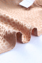 Load image into Gallery viewer, Rose Gold Tie Mock Neck Leopard Tank Top