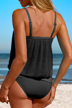 Load image into Gallery viewer, Black Tankini Swimsuit