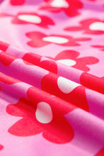 Load image into Gallery viewer, Pink Flower Print Pajamas Set