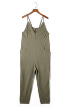 Load image into Gallery viewer, Green Textured Jumpsuit