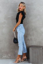 Load image into Gallery viewer, Black Ruffle Knit Top