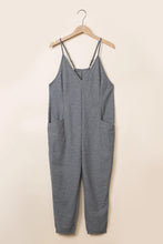 Load image into Gallery viewer, Gray Textured Jumpsuit