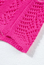 Load image into Gallery viewer, Pink Knit Scallop Edge Top