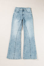 Load image into Gallery viewer, Dusk Blue Acid Wash Extra Wide Leg High Waist Long Jeans