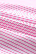 Load image into Gallery viewer, Pink Boyfriend Shirt with Pockets and Ruched Cuffs