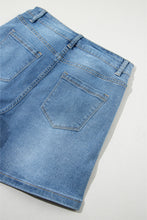 Load image into Gallery viewer, Rhinestone Embellished Denim Shorts