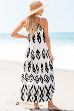 Load image into Gallery viewer, Black Western Aztec Printed Fashion Vacation Sundress