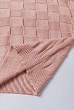 Load image into Gallery viewer, Dusty Pink Woven Design Knit Sweater