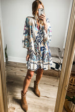 Load image into Gallery viewer, Tribal Print Mini Dress