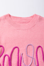 Load image into Gallery viewer, Mom Tinsel Front Short Sleeve Sweater