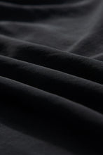 Load image into Gallery viewer, Black Spaghetti Straps Smocked Front Slit Buttoned Dress