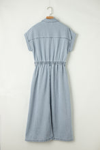 Load image into Gallery viewer, Slit Back Denim Dress