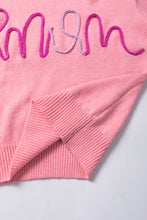 Load image into Gallery viewer, Mom Tinsel Front Short Sleeve Sweater