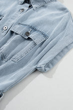 Load image into Gallery viewer, Slit Back Denim Dress