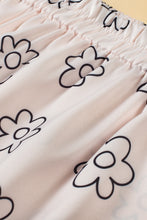Load image into Gallery viewer, Beige Floret Printed Pajama Shorts Set