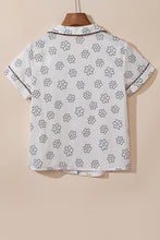 Load image into Gallery viewer, Beige Floret Printed Pajama Shorts Set