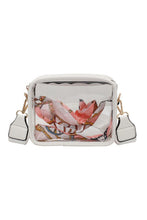 Load image into Gallery viewer, White Clear PVC Leather Strap Crossbody Bag