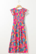 Load image into Gallery viewer, Floral Ruffle Maxi Dress