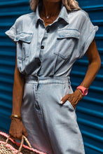Load image into Gallery viewer, Slit Back Denim Dress