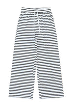 Load image into Gallery viewer, White Striped Wide Leg Pants