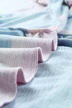 Load image into Gallery viewer, Blue Striped Bow Straps Maxi Dress