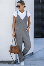 Load image into Gallery viewer, Gray Textured Jumpsuit