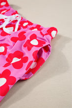Load image into Gallery viewer, Pink Flower Print Pajamas Set