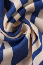 Load image into Gallery viewer, Sky Blue Boho Printed Short Sleeve Flare Tiered Dress