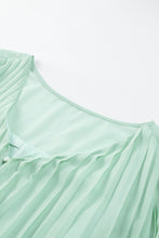 Load image into Gallery viewer, Green Pleated Romper