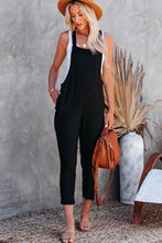 Load image into Gallery viewer, Black Cropped Jumpsuit