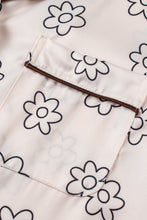 Load image into Gallery viewer, Beige Floret Printed Pajama Shorts Set