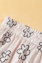 Load image into Gallery viewer, Beige Floret Printed Pajama Shorts Set
