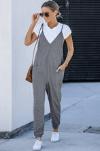 Load image into Gallery viewer, Gray Textured Jumpsuit