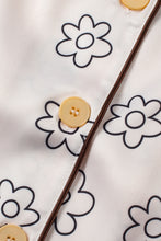 Load image into Gallery viewer, Beige Floret Printed Pajama Shorts Set
