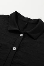 Load image into Gallery viewer, Black Collared Romper