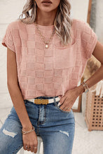 Load image into Gallery viewer, Dusty Pink Woven Design Knit Sweater