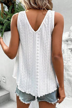 Load image into Gallery viewer, White Lace Crochet Tank Top