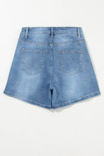 Load image into Gallery viewer, Rhinestone Embellished Denim Shorts