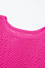 Load image into Gallery viewer, Pink Knit Scallop Edge Top