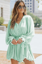 Load image into Gallery viewer, Green Pleated Romper
