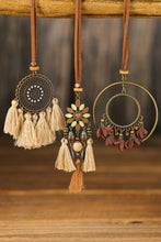 Load image into Gallery viewer, Tasseled Pendant Necklace Set