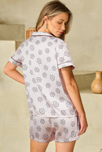 Load image into Gallery viewer, Beige Floret Printed Pajama Shorts Set