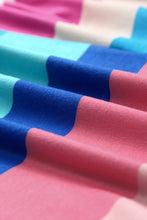 Load image into Gallery viewer, Blue Striped Bow Straps Maxi Dress